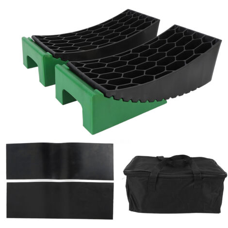 Xiuganpo Campervan Curved Leveler, 35000 LB Tragfähigkeit, leichter Druck, bietet vielseitigen, tragbaren, gebogenen Nivellierblock für Wohnmobile.