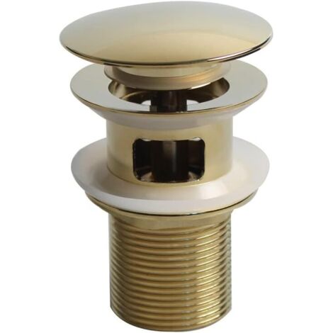 XJ419C004 Piletta universale senza troppopieno per lavabo con troppopieno, Piletta universale per lavabo, Pop-up con troppopieno