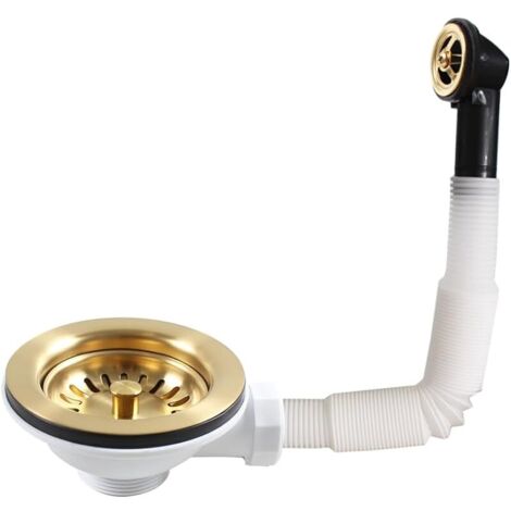 XK186C061-U Panier d'évier de cuisine Doré brossé