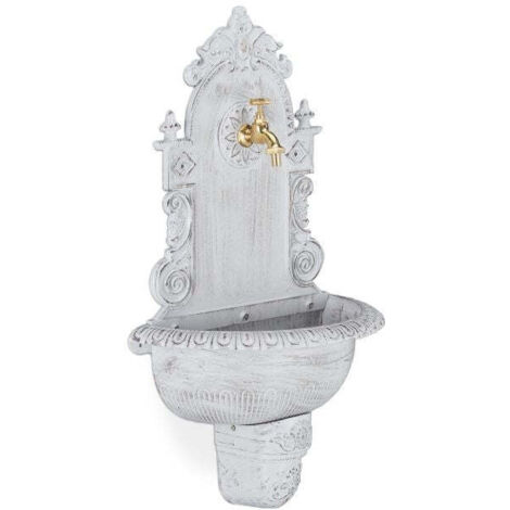 Xl antique wall fountain