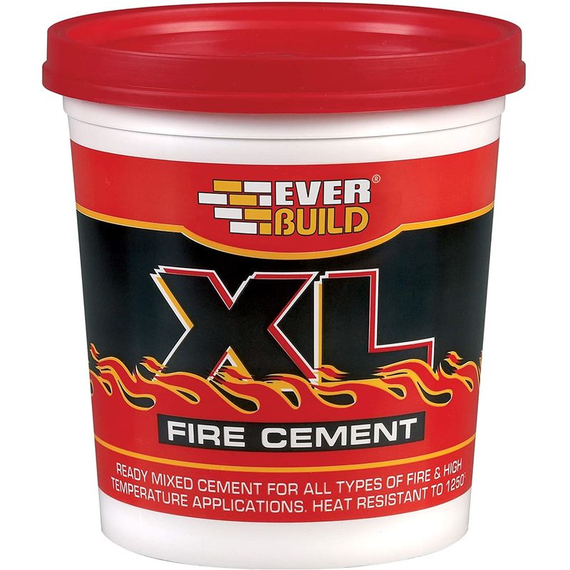 500G XL FIRE CEMENT Heat Resistant upto 1250 Degrees - Everbuild