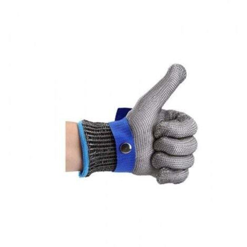 (XL) Gants Résistants Aux Coupures En Acier Inoxydable Gant De Travail De Sécurité Niveau 5 Protection