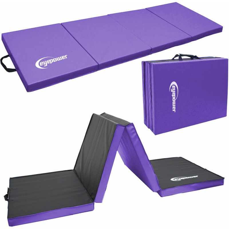 eyepower 180x60 Klappbare Gymnastikmatte - 5cm Dicke Turnmatte Kinder - Weichbodenmatte