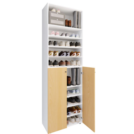 XL Holz Großer Schuhschrank Lona 10