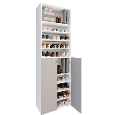 XL Holz Großer Schuhschrank Lona 10