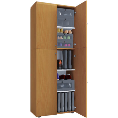 XL Holz Großer Schuhschrank Lona 5