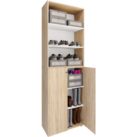 XL Holz Großer Schuhschrank Lona 6