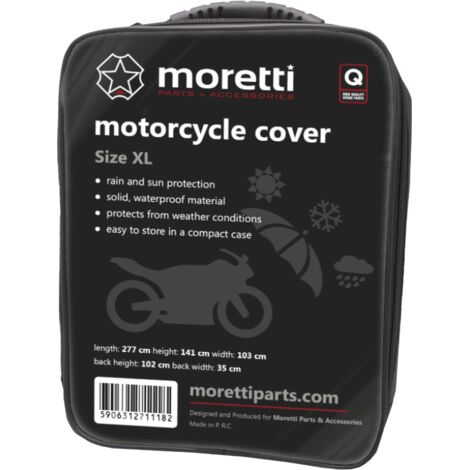 XL Moretti Motorradabdeckung