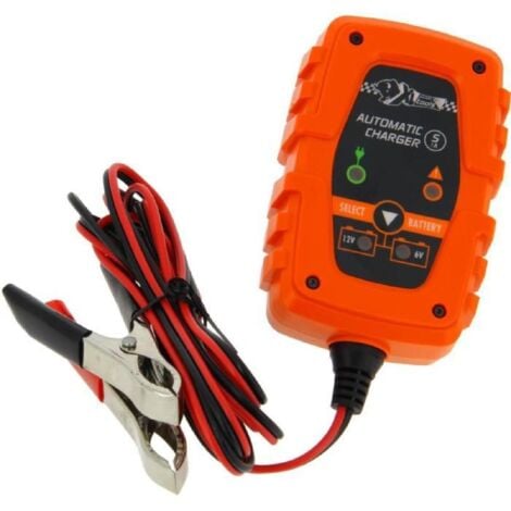 XL Perform Tools - Chargeur Batterie Automatique - Taille S - 6V 12V - 1A