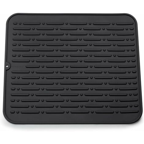 XL Silicone Dish Drying Mat 45 x 40 cm Lifetime Guarantee (Black)