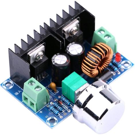 XL4016E1 Convertitore Buck da CC 4-40 V a CC 1,25-36 V 8 A Regolatore di tensione 36 V 24 V 12 V a 5 V Alimentatore Bucking ad alta potenza con elevata efficienza energetica