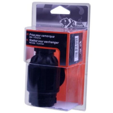 XLPT Prise plastique remorque. 13 broches.Male