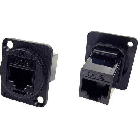 XLR Adapter UTP RJ45 Cat5e auf RJ45 Cat5e Adapter, Einbau CP30220  CP30220 Cliff Inhalt: 1 St.