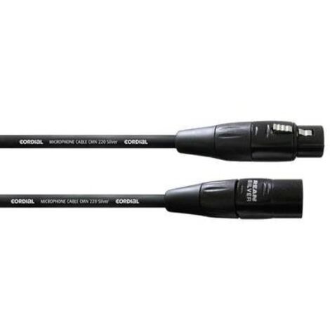 XLR Cavo di collegamento Cordial CIM5FM [1x Presa XLR - 1x Spina XLR] 5.00 m Nero