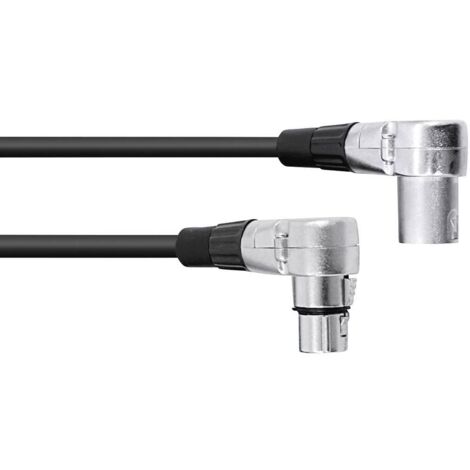 XLR Cavo di collegamento Omnitronic 30220630 [1x Spina XLR 3 poli - 1x Presa XLR 3 poli] 1.50 m Nero