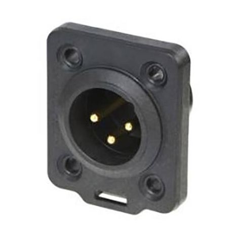 XLR EMBASE MÂLE NEUTRIK NC3MDX-TOP NOMBRE TOTAL DE PÔLES: 3 1 PC(S)