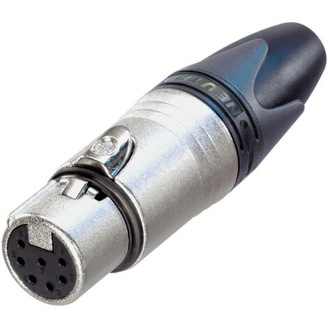 XLR femelle, droit Neutrik NC7FXX Nombre de pôles: 7 argent 1 pc(s) X39985