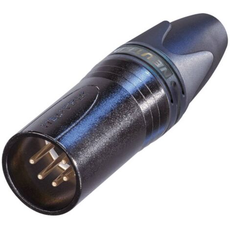 XLR mâle, droit Neutrik NC5MXX-B Nombre de pôles: 5 noir 1 pc(s)