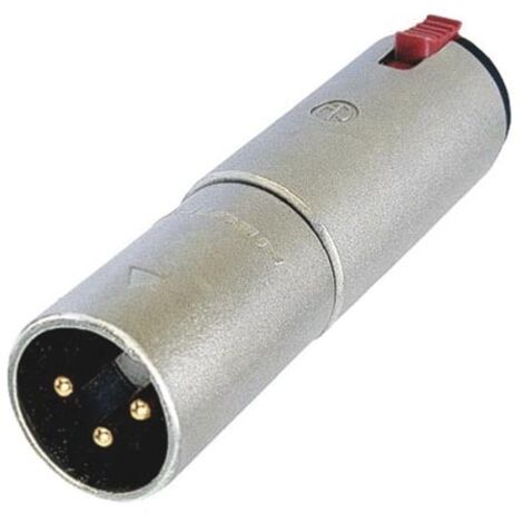 Xlr Maschio 3 Punti Vers Jack 1/4" Stereo Con Blocco