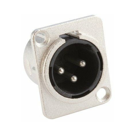 Xlr Stecker 3pin D-Typ Dock Adam 7838