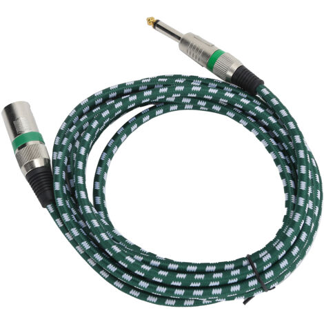XLR-Stecker auf 6,35-mm-Klinkenstecker-Mikrofonkabel für symmetrisches Signal JD6008