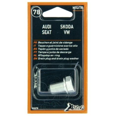 XLTECH 1 bouchon de vidange + 1 joint VAG M14