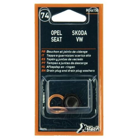 XLTECH 1 bouchon de vidange + 2 joints VAG-Opel M14