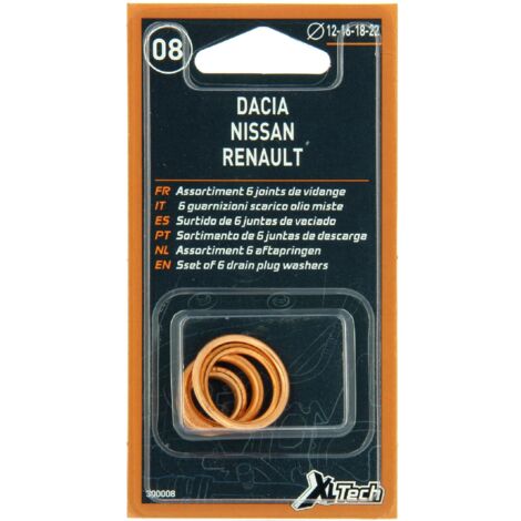 XLTECH 6 Joints compatible avec Renault. Dacia