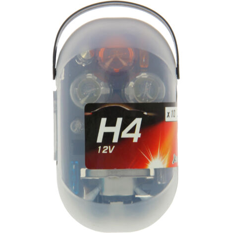 XLTECH Coffret ampoule H4 ambre standard