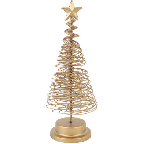 Xmas Tree Table Lamp Iron Warm Light Xmas Tree Decorative Night Lamp for Bedroom