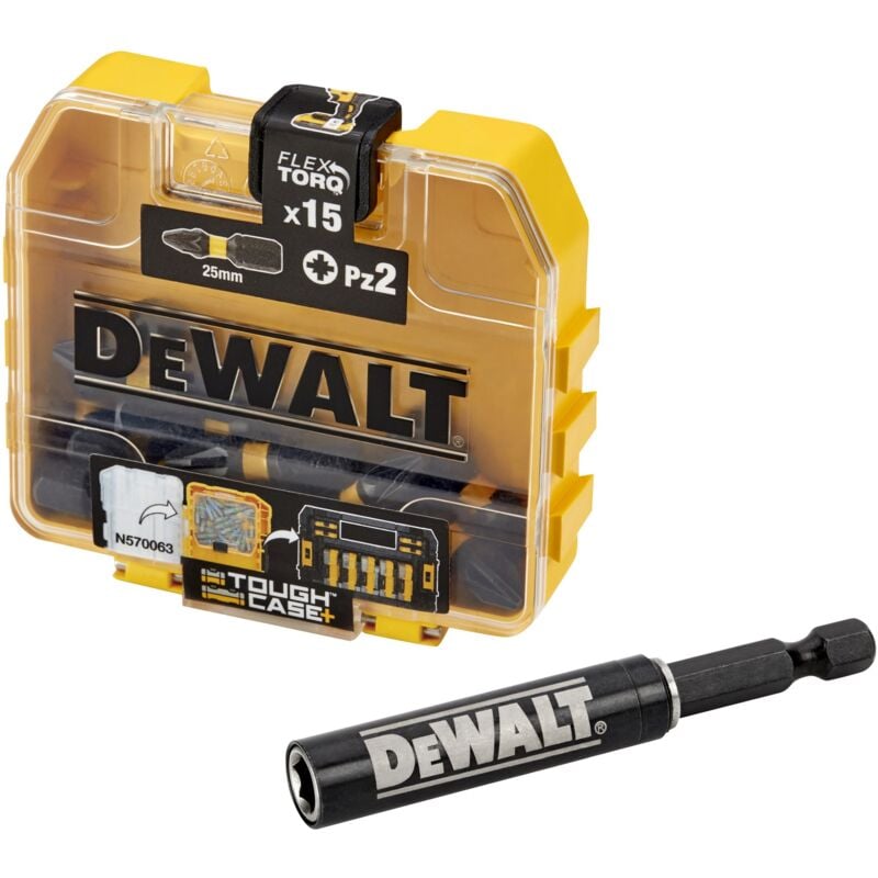 Dewalt - Ensemble de 15 pièces, torsion d'impact DT70618T-QZ