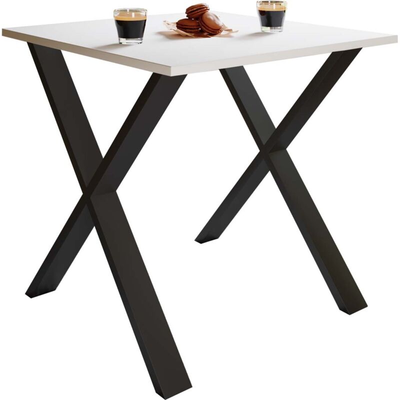 Ebuy24 Holz Esstisch Küchentisch Xona X 80x80