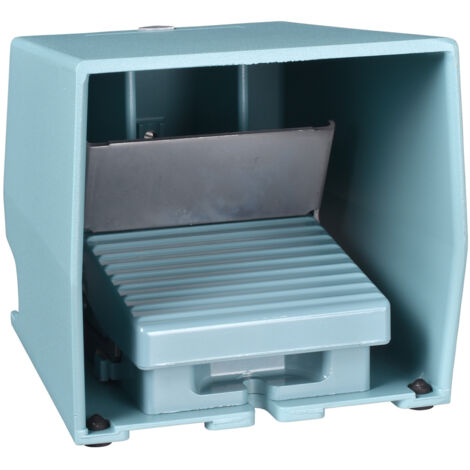 Xpem511 Schneider - Interrupteur à Pied Simple - Avec Capot - Métal - Contact 2no+2nf - Preventa Harmony Xpem