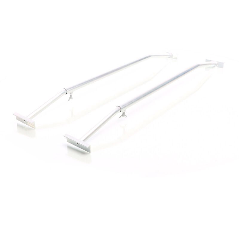 Wiltec Kit 2x Arceau réglable de 100 à 145 mm en Aluminium pour bâches de remorque support de housse Accessoire Sécurité Bâche Armature