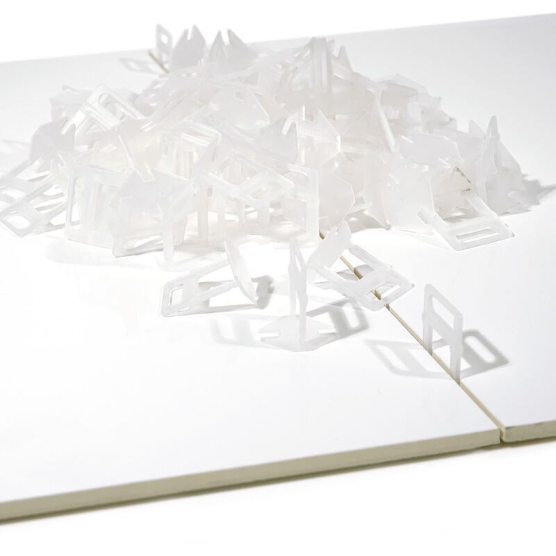 XPOtool 400 Croisillons auto-nivelants 1,5mm Système Nivellement Pose Carrelage Sol Mur Carreleur