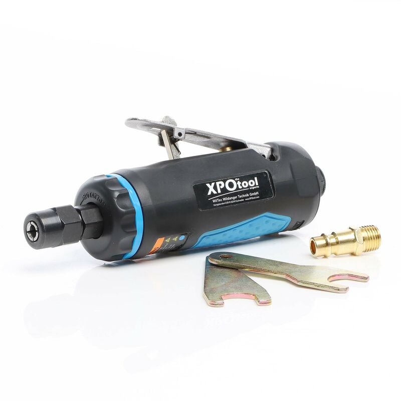 

XPOtool Amoladora neumática 168mm amoladora recta carcasa aluminio 6,3bar multiamoladora 22000U/min