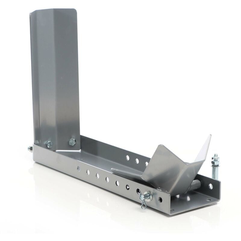 Bloque roue de moto pour pneu avant – en Acier – capacité 450 kg – pour ø 8'-24', 203-609 mm – Béquille Support repose-moto lève-moto de Montage