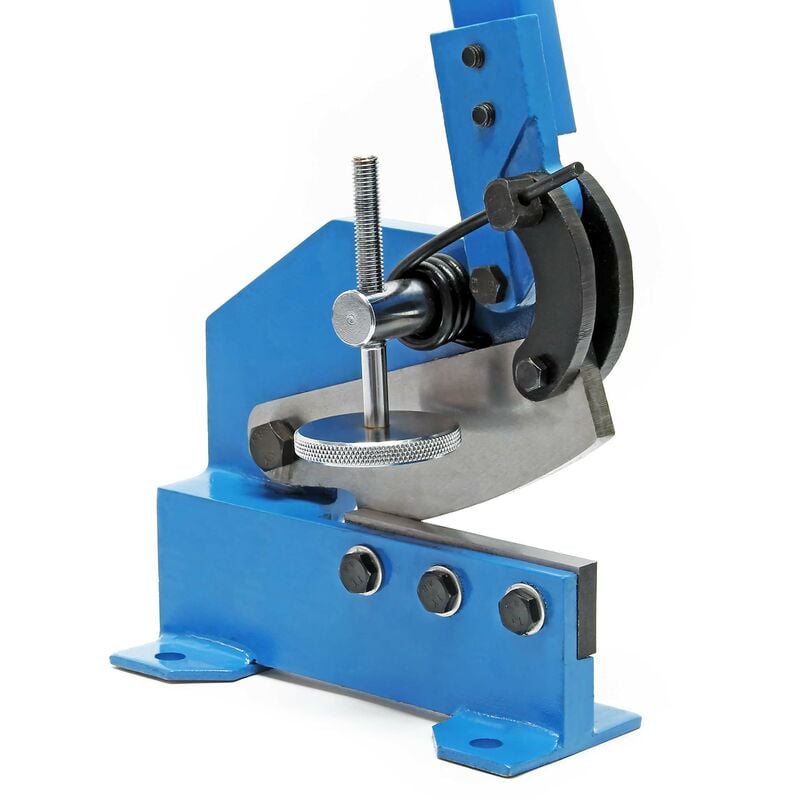 XPOtool Cisaille à levier 150mm Découpe de tôle 6mm Métal Acier rond plat Machine manuelle Atelier