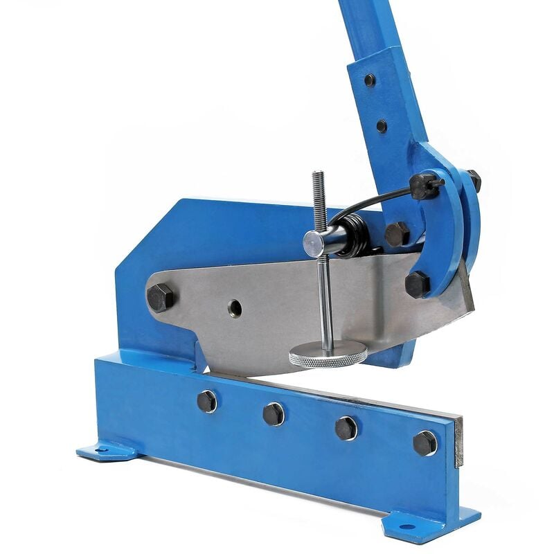 Cisaille à levier 250mm Découpe de tôle 6mm Métal Acier rond plat Machine manuelle Atelier - Xpotool
