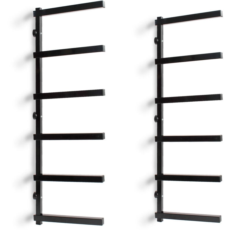Tagère lourde en métal 6 Niveaux pour stockage de bois Rack cantilever de 50kg par niveau Produits Rangement Charge lourde Rayonnage - Xpotool