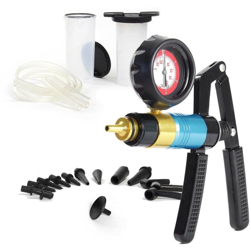 Xpotool - Kit de pompe à vide et à pression Purgeur de freins manuel Testeur pour surpression et vide