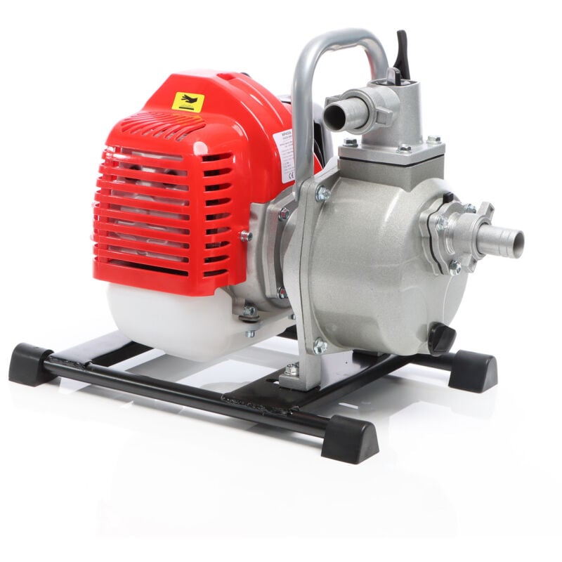Xpotool - Pompe à eau à essence – 390 x 280 x 370 mm – 1,4 kW / débit de 8000 l/h / refoulement 30 m – Connexion 25,4 mm (1') – Jardinage Évacuation