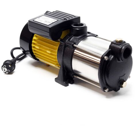 Xpotool – Pompe centrifuge multi-étages 6000 l/h – Débit 35 m – Puissance 550 W – Vitesse 2850 tr/min – Installation eau domestique