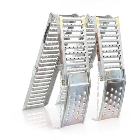 XPOtool Set rampe pieghevoli 2x 800 kg in acciaio 2in1 per carico e manutenzione