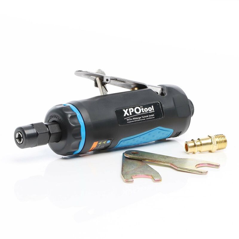 Wiltec Smerigliatrice Pneumatica Dritta 168mm Alloggiamento In Allu...