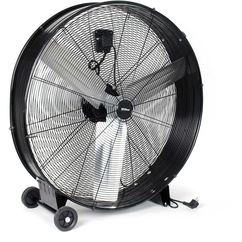 

XPOtool Ventilador de tambor industrial 90 cm 360 W ventilador de suelo portátil 3 velocidades