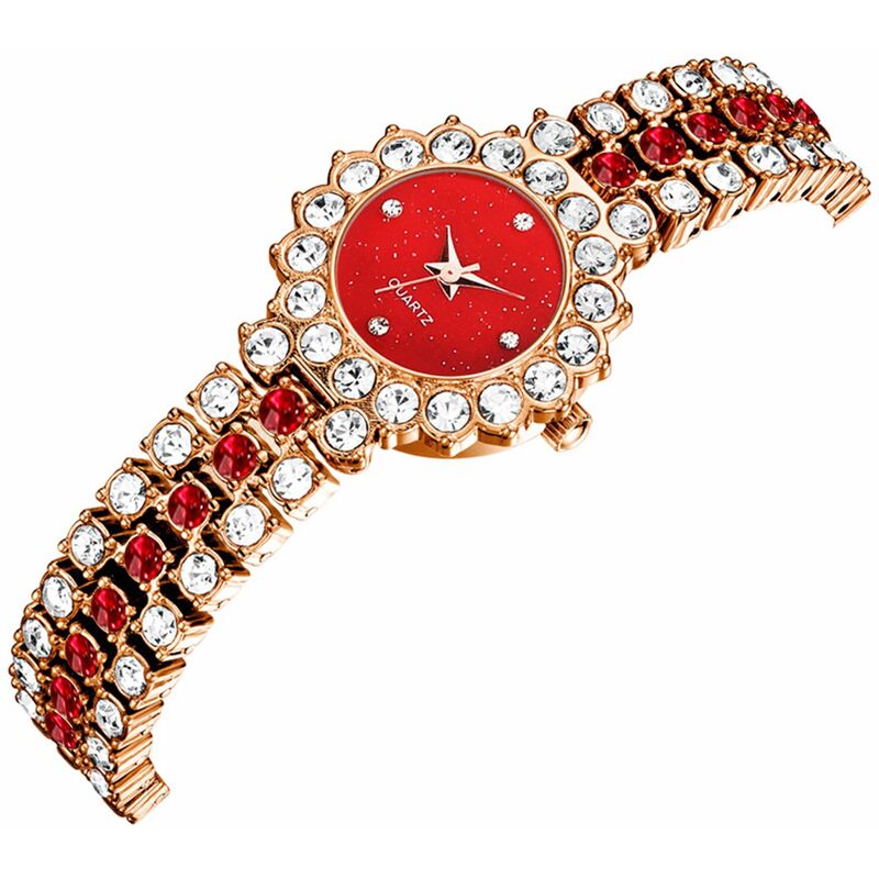 

XR4556, reloj de pulsera minimalista y elegante para mujer, elegante, de cristal completo, brillante, reloj informal, pulsera de cuarzo analogico con