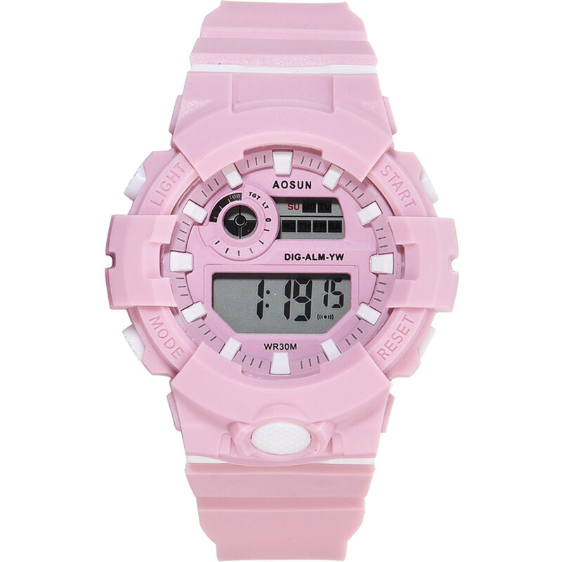 

XR4558 reloj electronico digital deportivo multifuncional de moda elegante reloj de pulsera unisex para estudiantes ninos ninas amantes,Rosado