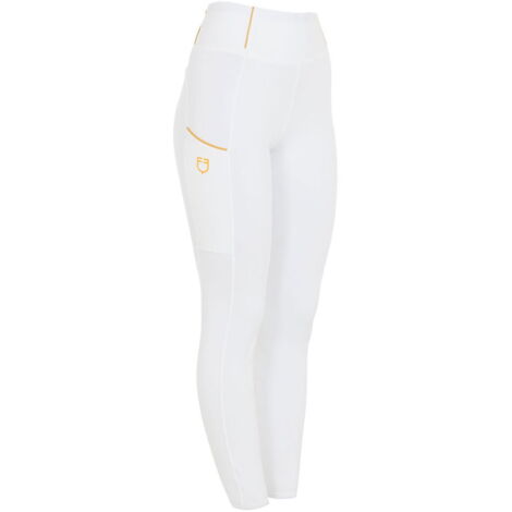 XS, Nero: Leggings equitazione donna full grip con fodera in pile