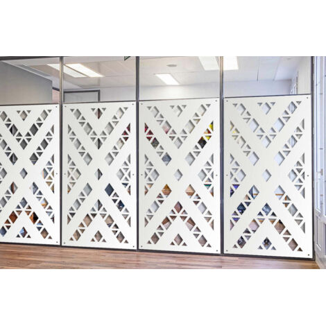 XSPIDER - Pannello in PVC traforato - Parasole - Misura: 50x150 cm - Colore: bianco